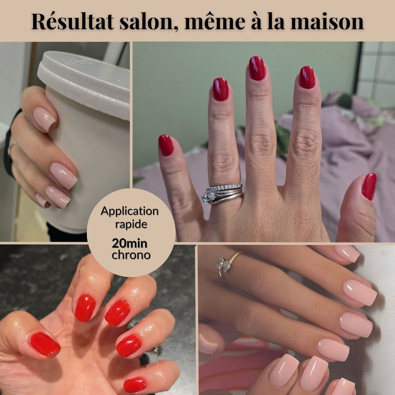 Kit Manucure Maison – 6 couleurs